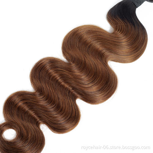 China Human Hair Manufacturer Customized 4 27 30 Human Hair Weave ,Colored Hair, Different Pattern Hair